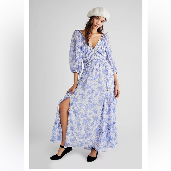 Free People You’re a Jewel Maxi Dress Size Small NWT - Picture 1 of 15